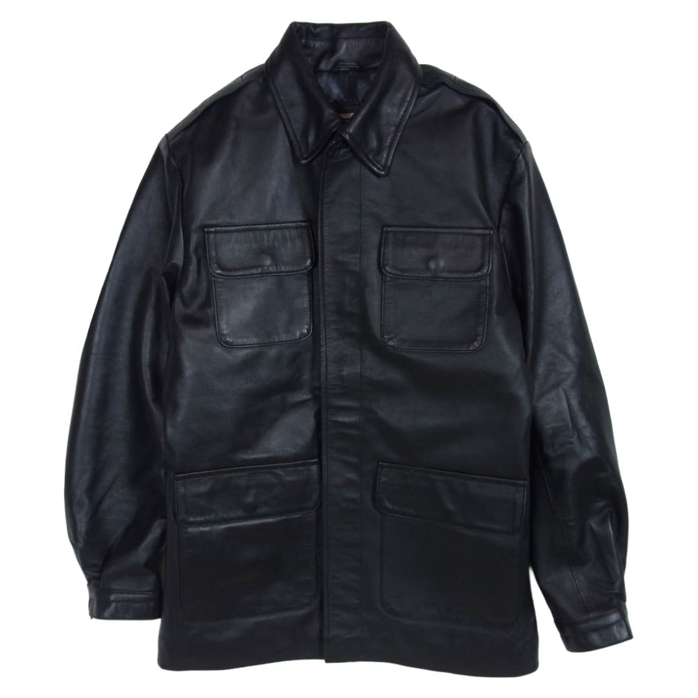 マックスケイディ ミッドナイトラン レザー ジャケット ブラック系 S【中古】