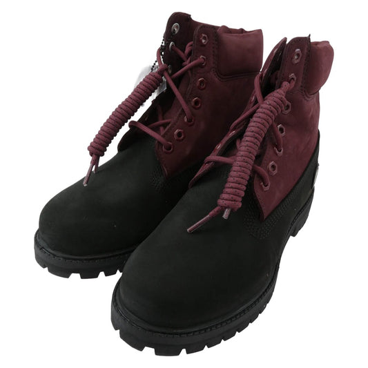 Timberland ティンバーランド TB 0A2P6W EJE 6INCH LACE WATERPROOF BOOT 6インチ ウォータープルーフ ブーツ ワインレッド系 8【極上美品】【中古】