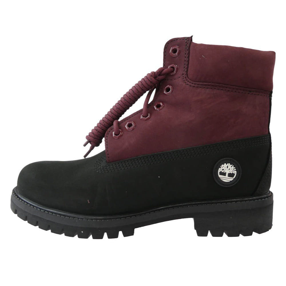Timberland ティンバーランド TB 0A2P6W EJE 6INCH LACE WATERPROOF BOOT 6インチ ウォータープルーフ ブーツ ワインレッド系 8【極上美品】【中古】