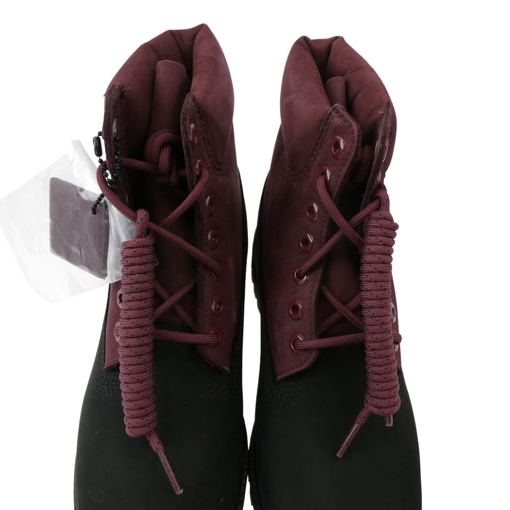 Timberland ティンバーランド TB 0A2P6W EJE 6INCH LACE WATERPROOF BOOT 6インチ ウォータープルーフ ブーツ ワインレッド系 8【極上美品】【中古】