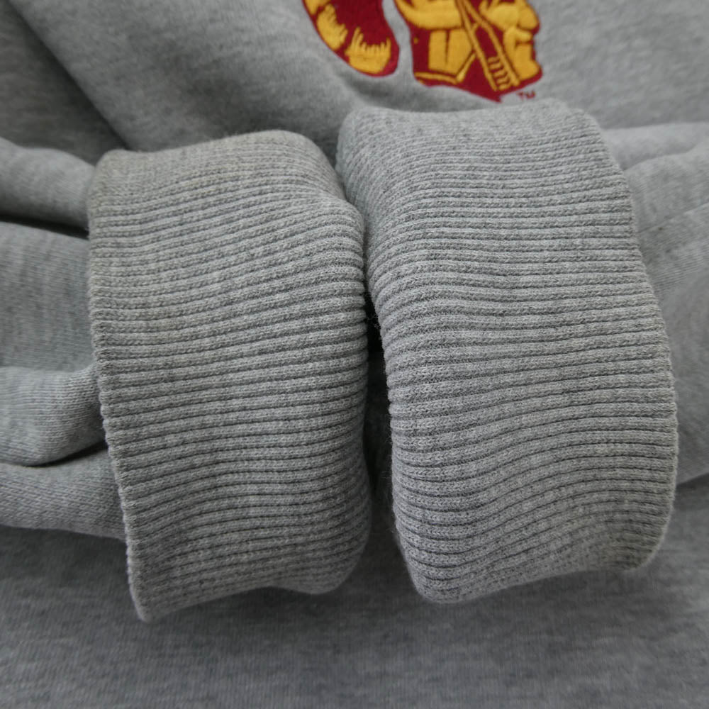 NIKE ナイキ NIKE TWAM USC ナイキチームタグ 2トーン 切替し スウェット パーカー グレー系 L【中古】
