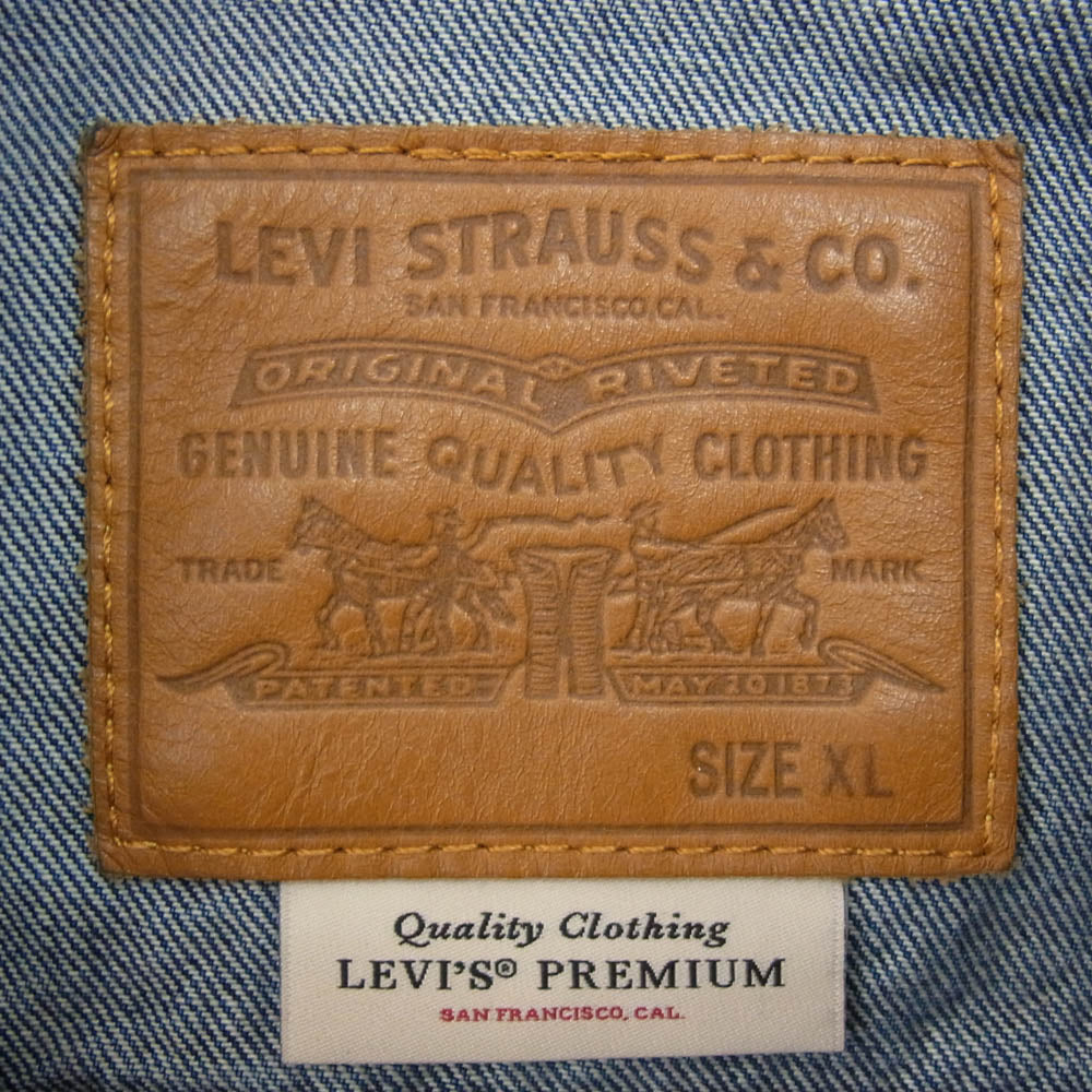 Levi's リーバイス 0047J-0000 × JOURNAL STANDARAD ジャーナルスタンダード TYPE 3 DENIM TRUCKER JACKET デニム ジャケット インディゴブルー系 XL【中古】
