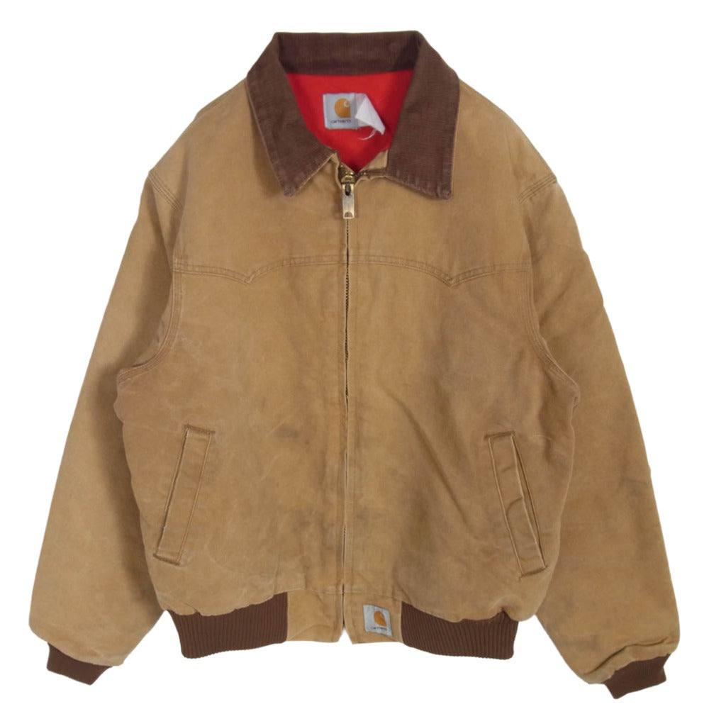 Carhartt カーハート 90s Santa Fe Jacket ヴィンテージ サンタフェジャケット ワーク ダック ジャケット ライトブラウン系 表記無し【中古】