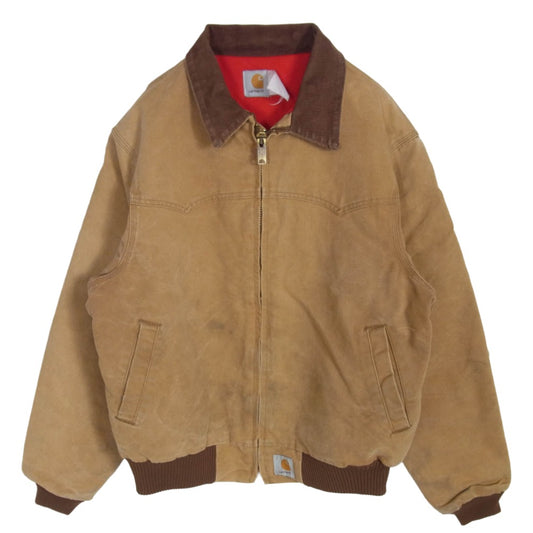 Carhartt カーハート 90s Santa Fe Jacket ヴィンテージ サンタフェジャケット ワーク ダック ジャケット ライトブラウン系 表記無し【中古】