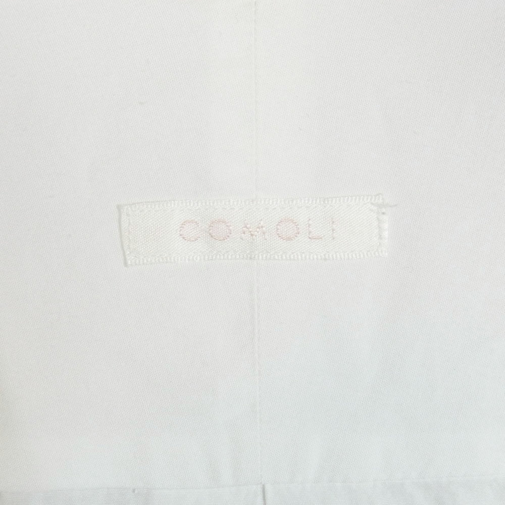 COMOLI コモリ M01-02002 バンドカラーシャツ コモリシャツ ホワイト系 1【中古】