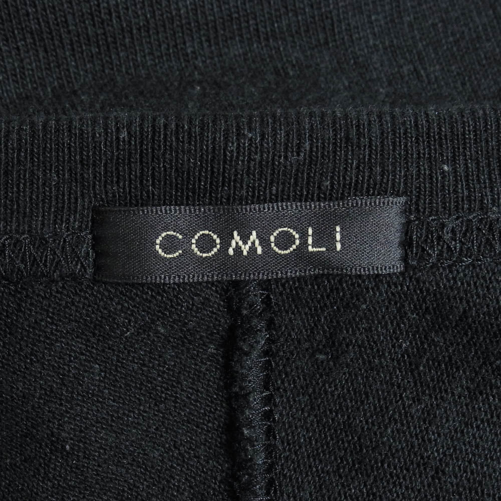 COMOLI コモリ 23SS X01-05005 フットボール 長袖 Tシャツ カットソー ブラック系 2【中古】