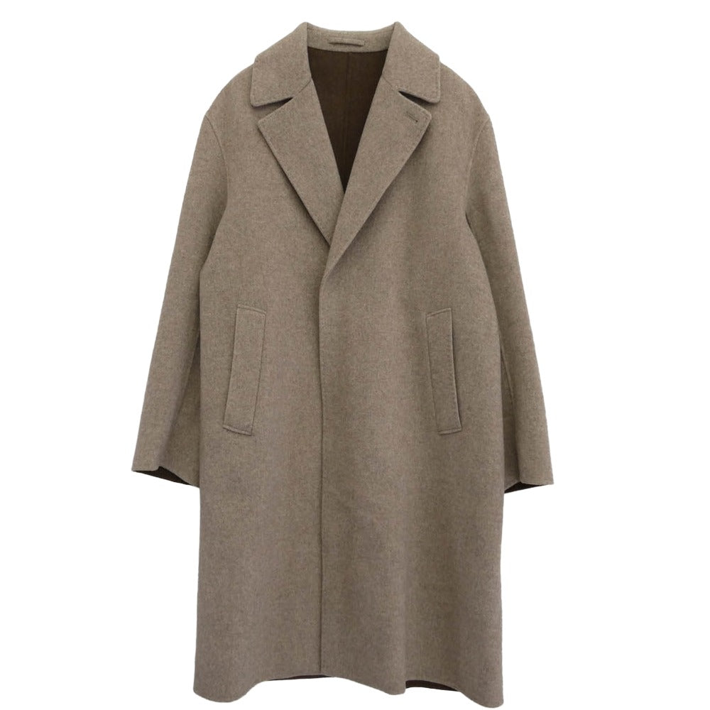 DESIGNWORKS デザインワークス 3470000000 ウールダブルフェイス バルカラーコート ベージュ系 48【美品】【中古】