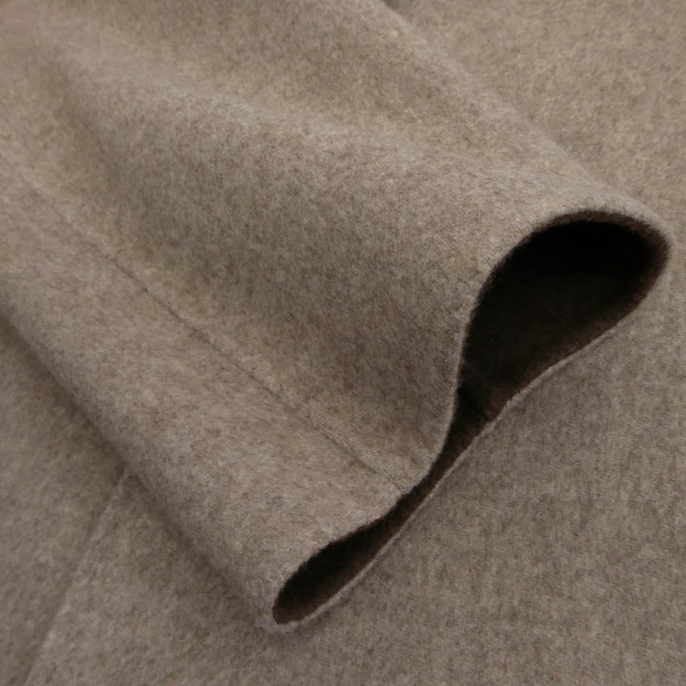 DESIGNWORKS デザインワークス 3470000000 ウールダブルフェイス バルカラーコート ベージュ系 48【美品】【中古】