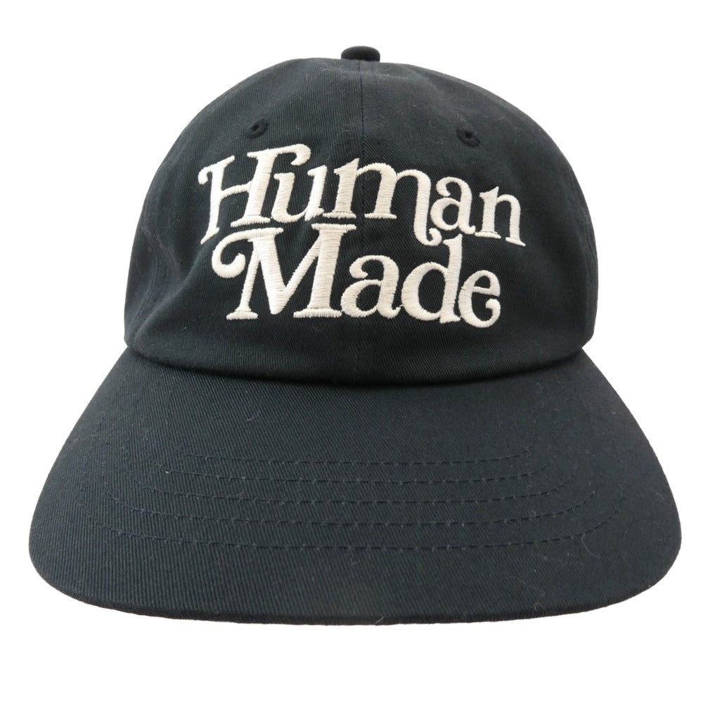 HUMAN MADE ヒューマンメイド Prototype 6 PANEL CAP ロゴ刺繍 プロトタイプ キャップ 帽子 ネイビー系【中古】