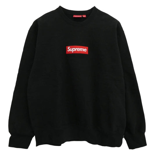 Supreme シュプリーム 22AW box logo crewneck ボックスロゴ クルーネック スウェット ブラック系 XL【中古】