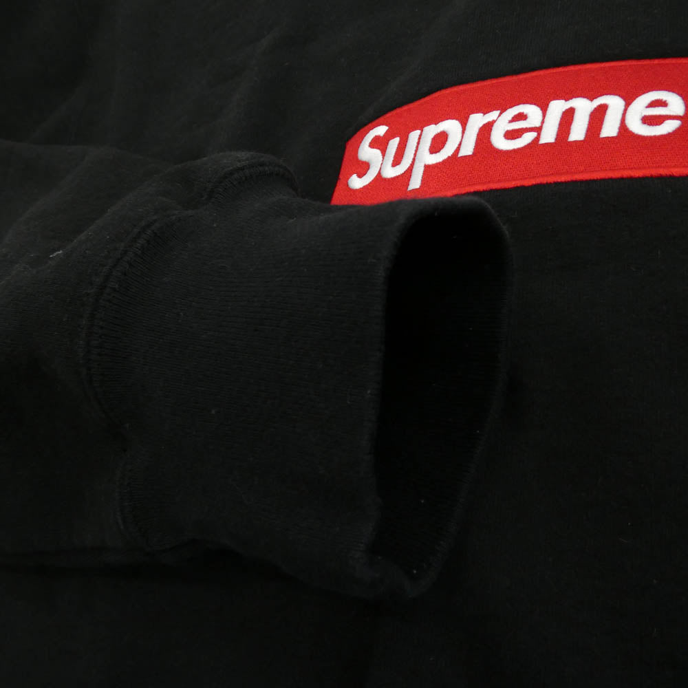 Supreme シュプリーム 22AW box logo crewneck ボックスロゴ クルーネック スウェット ブラック系 XL【中古】