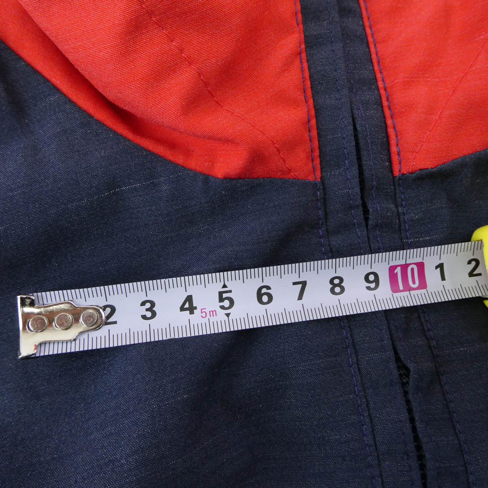 THE NORTH FACE ノースフェイス 90s USA製 ハーフジット ブルゾン ジャケット TALON ZIP タロン ジップ ネイビー系 レッド系 M【中古】