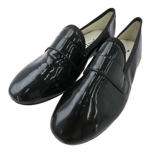 repetto レペット エナメル ドレスシューズ ローファー ブラック系 36【中古】