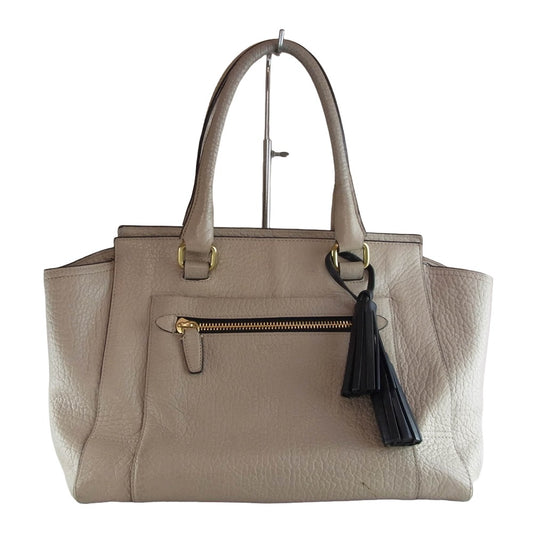 COACH コーチ 19926 レガシー レザー トート バッグ グレージュ系【中古】