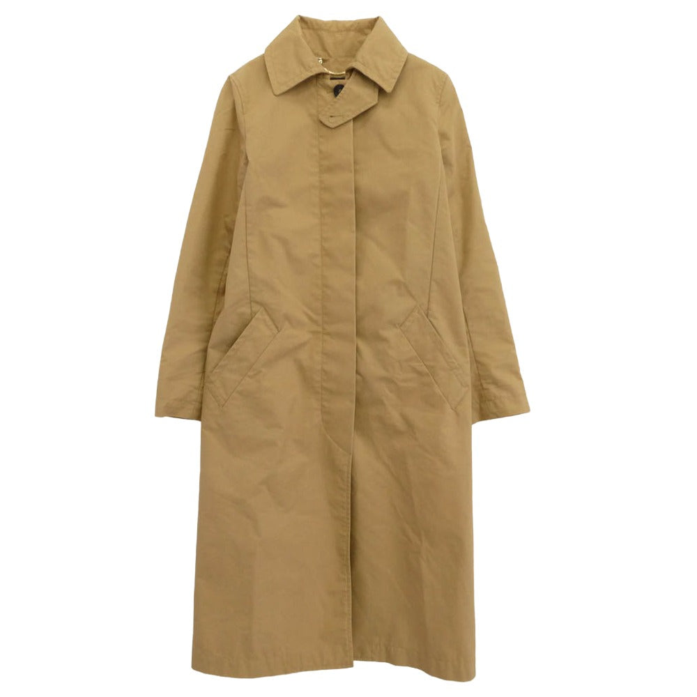 MAX MARA マックスマーラ weekend ウィークエンド 比翼 シングル トレンチ コート ライトブラウン系 36【中古】