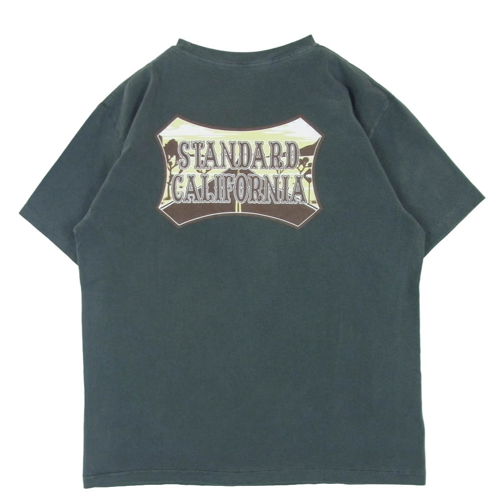 STANDARD CALIFORNIA スタンダードカリフォルニア 22SS SD Hit The Road Shield Logo T シールドロゴ Tシャツ 半袖 カットソー グレー系 BLACK (01) L 04【新古品】【未使用】【中古】