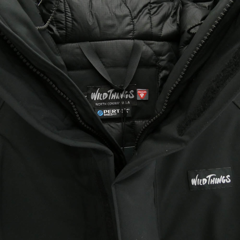 WILDTHINGS ワイルドシングス WT22101SK PERTEX DENALI JACKET デナリジャケット パーテックス プリマロフト 中綿 ジャケット ブラック系 M【新古品】【未使用】【中古】