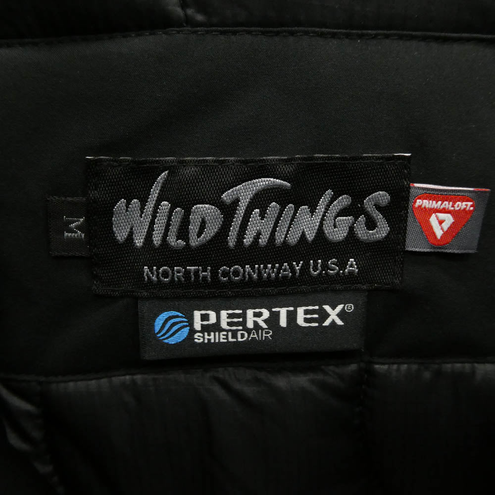 WILDTHINGS ワイルドシングス WT22101SK PERTEX DENALI JACKET デナリジャケット パーテックス プリマロフト 中綿 ジャケット ブラック系 M【新古品】【未使用】【中古】
