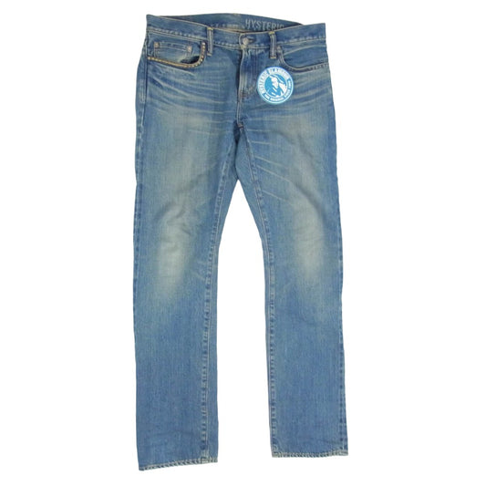 HYSTERIC GLAMOUR ヒステリックグラマー 21AW 02213AP13 HYS SP加工 デニムパンツ ジーンズ インディゴブルー系 30【中古】