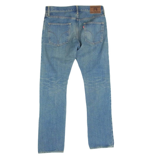 HYSTERIC GLAMOUR ヒステリックグラマー 21AW 02213AP13 HYS SP加工 デニムパンツ ジーンズ インディゴブルー系 30【中古】