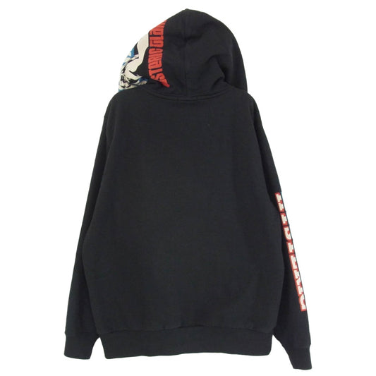 HYSTERIC GLAMOUR ヒステリックグラマー 24SS 02241CF02 HG BOX LOGOS ZIP HOODIE ボックスロゴ ジップアップ フーディー パーカー ブラック系 M【中古】