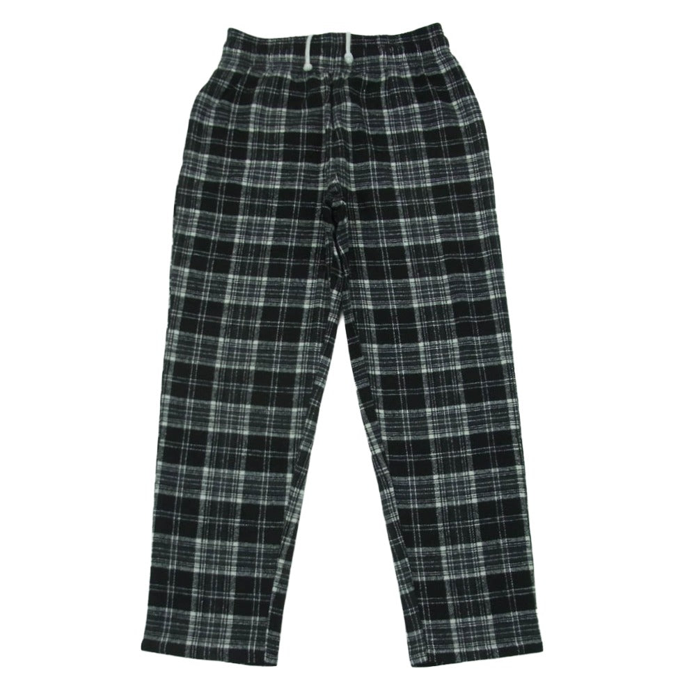 シェフパンツ Chef Pants クックマン チェック シェフパンツ イージー パンツ ブラック系 ホワイト系 M【中古】