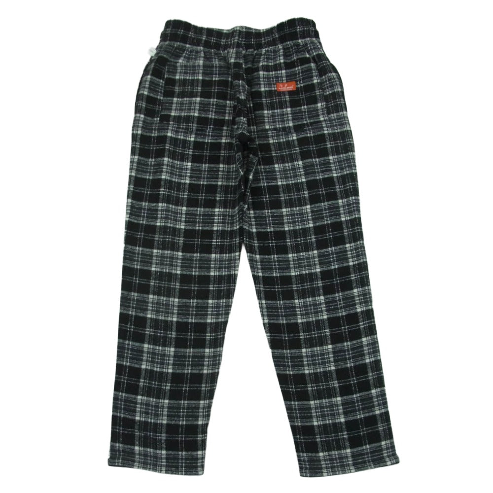 シェフパンツ Chef Pants クックマン チェック シェフパンツ イージー パンツ ブラック系 ホワイト系 M【中古】