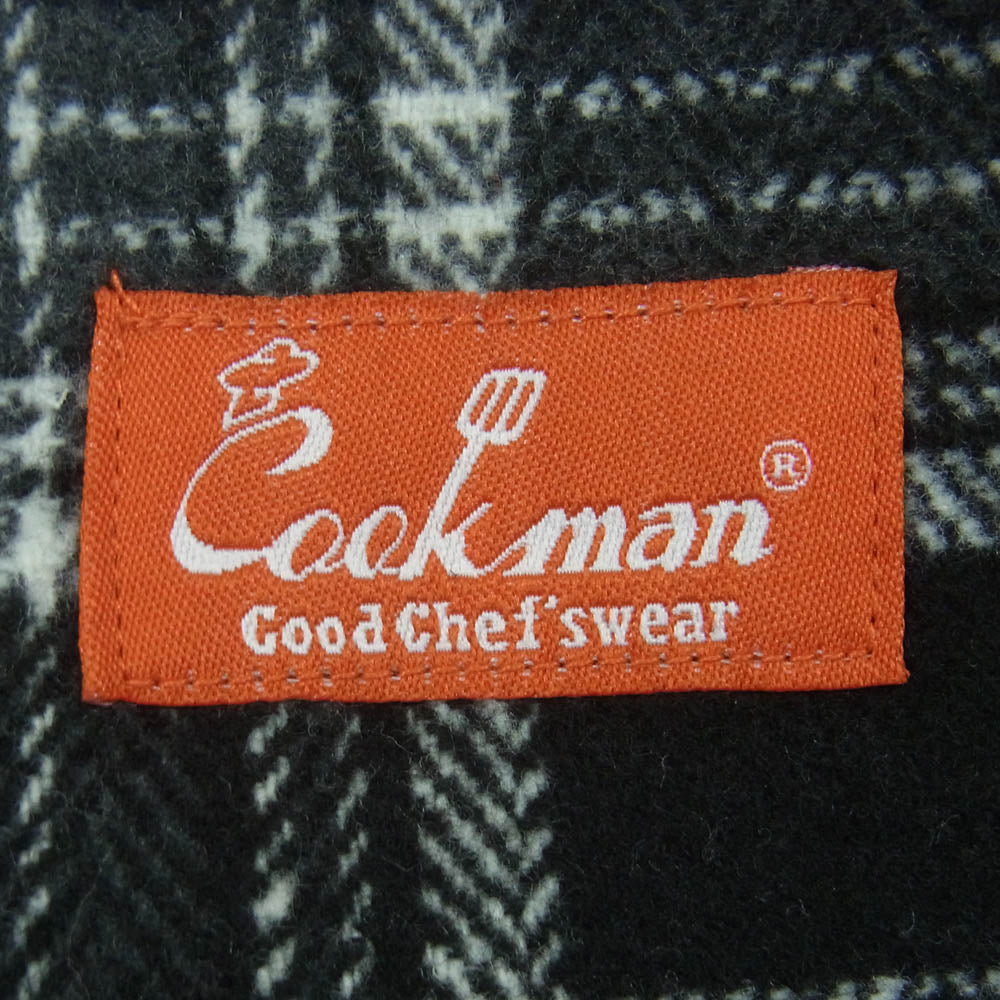 シェフパンツ Chef Pants クックマン チェック シェフパンツ イージー パンツ ブラック系 ホワイト系 M【中古】