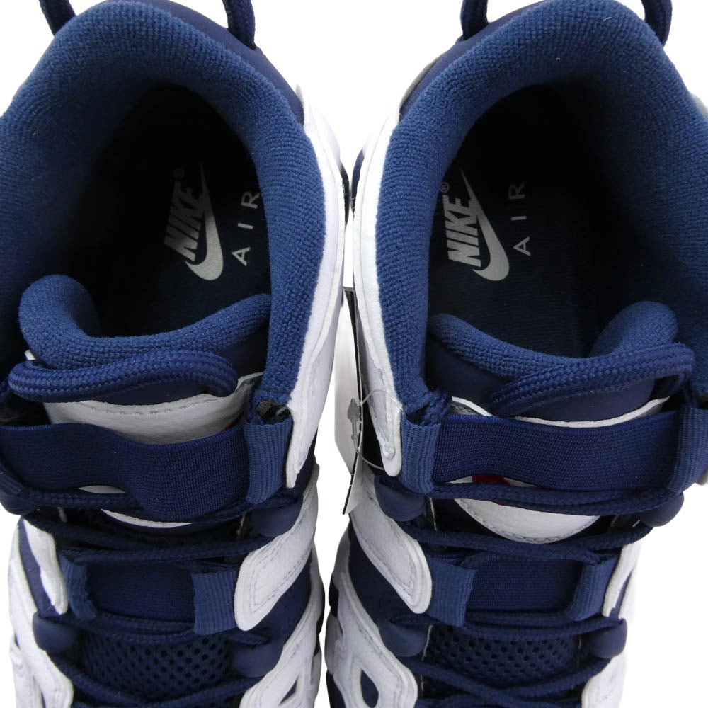 NIKE ナイキ FQ8182-100 Air More Uptempo '96 Olympic エアモアアップテンポ '96 オリンピック スニーカー ネイビー系 27.5cm【新古品】【未使用】【中古】