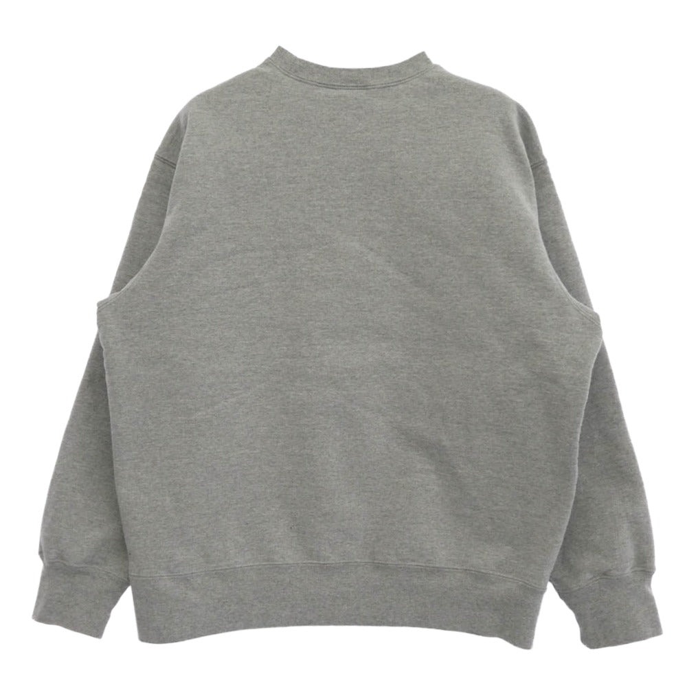 Supreme シュプリーム 22AW Box Logo Crewneck ボックスロゴ クルーネック スウェット グレー系 M【美品】【中古】
