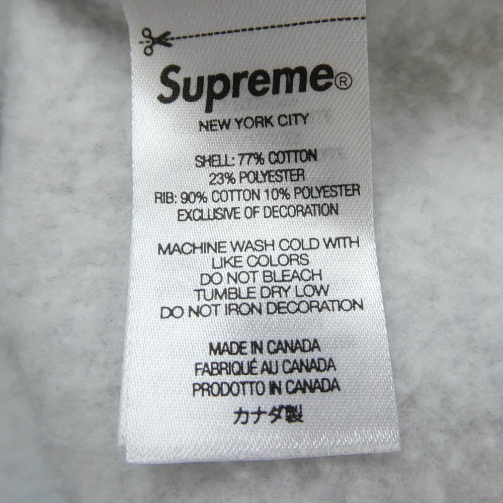 Supreme シュプリーム 22AW Box Logo Crewneck ボックスロゴ クルーネック スウェット グレー系 M【美品】【中古】
