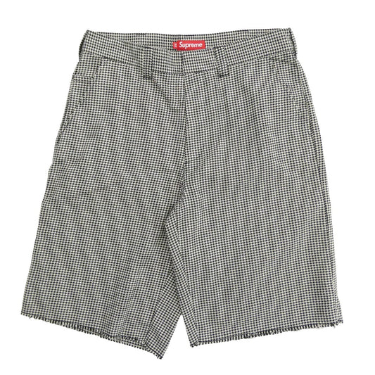 Supreme シュプリーム 25SS Work Short ワークショーツ ハーフ パンツ ホワイト系 ブラック系 32【新古品】【未使用】【中古】