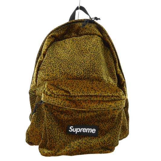 Supreme シュプリーム 25AW Velvet Backpack Tan Leopard ベルベット バックパック レオパード リュック バッグ マルチカラー系【新古品】【未使用】【中古】