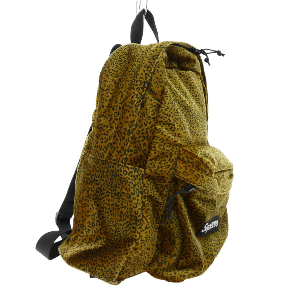 Supreme シュプリーム 25AW Velvet Backpack Tan Leopard ベルベット バックパック レオパード リュック バッグ マルチカラー系【新古品】【未使用】【中古】
