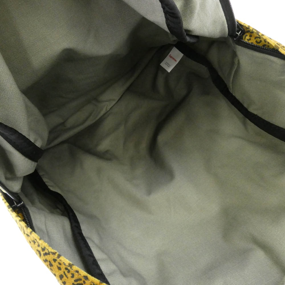 Supreme シュプリーム 25AW Velvet Backpack Tan Leopard ベルベット バックパック レオパード リュック バッグ マルチカラー系【新古品】【未使用】【中古】