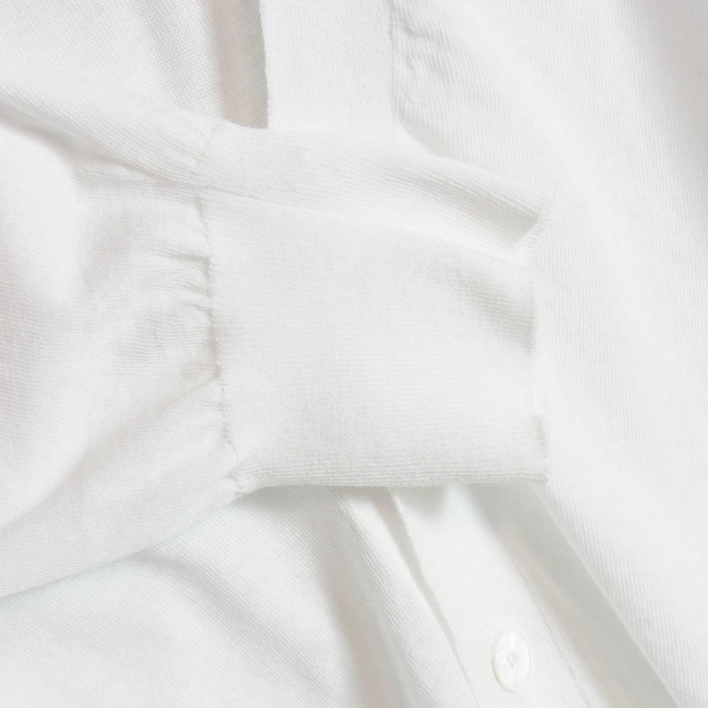 COMOLI コモリ 25SS B01-06002 コットン Vネック カーディガン ホワイト系 3【中古】