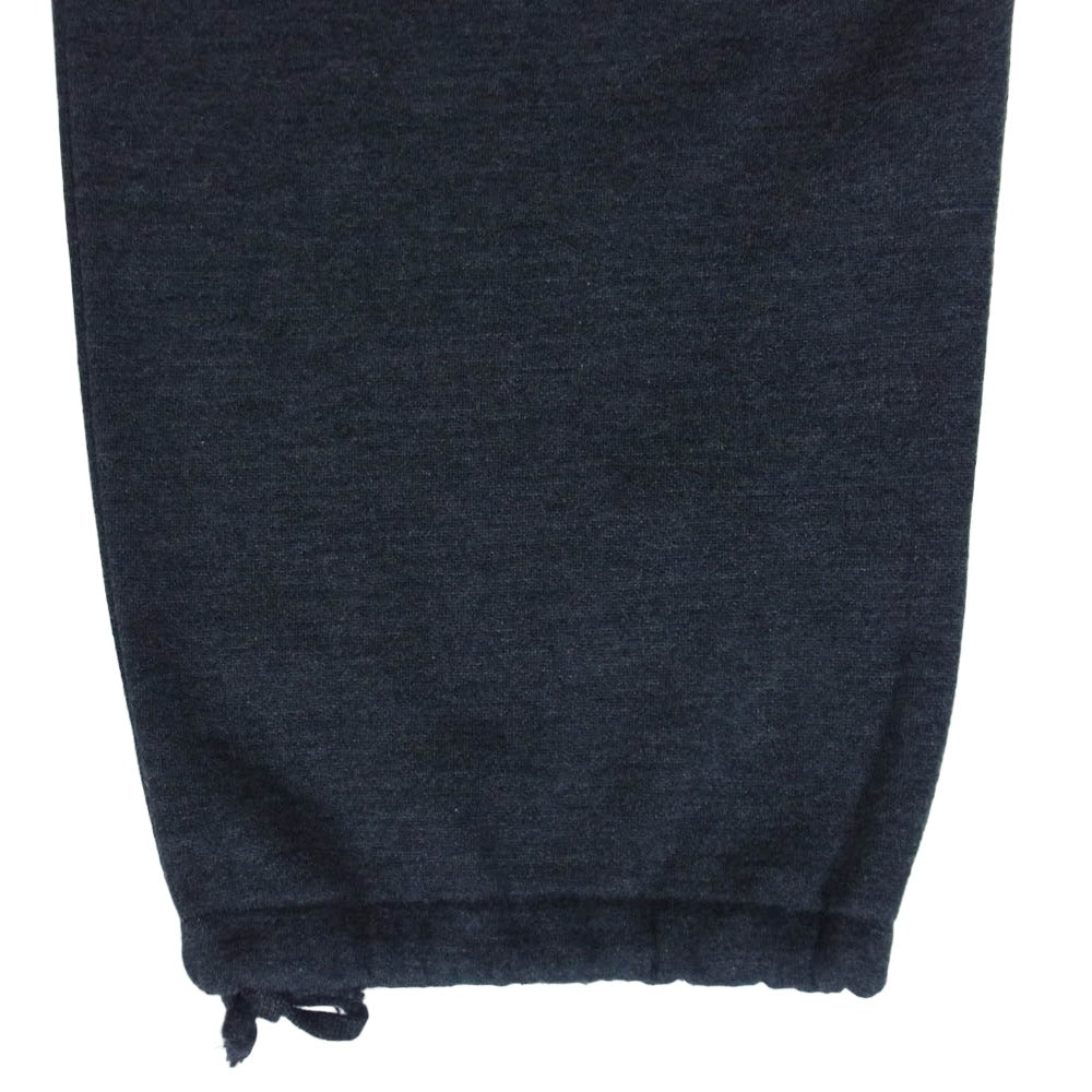 COMOLI コモリ 23AW Y03-05020 W/C/Si ウール コットン シルク スウェットパンツ ダークグレー系 2【中古】