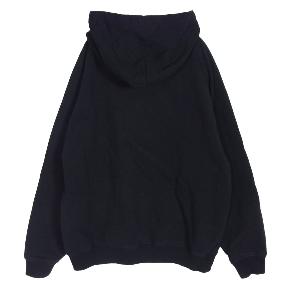 COMOLI コモリ 25SS B01-05001 コットン裏毛ジップパーカー ブラック系 3【中古】