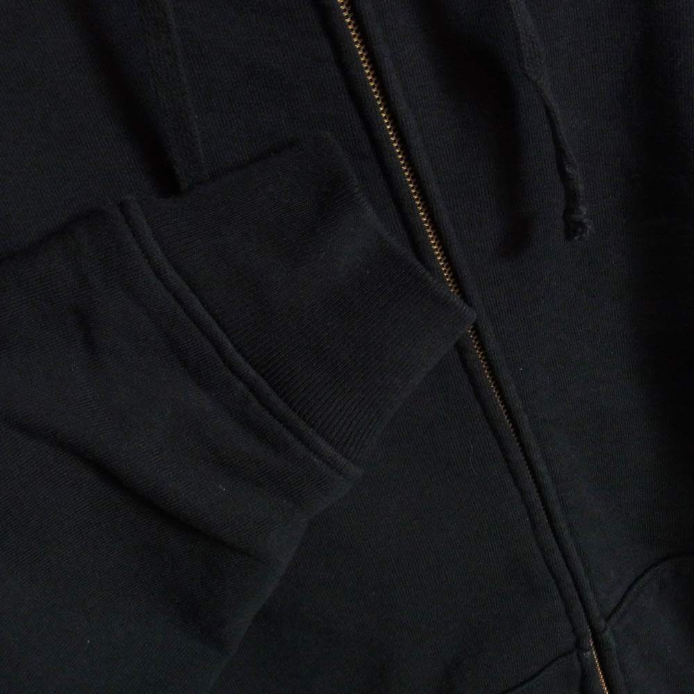 COMOLI コモリ 25SS B01-05001 コットン裏毛ジップパーカー ブラック系 3【中古】