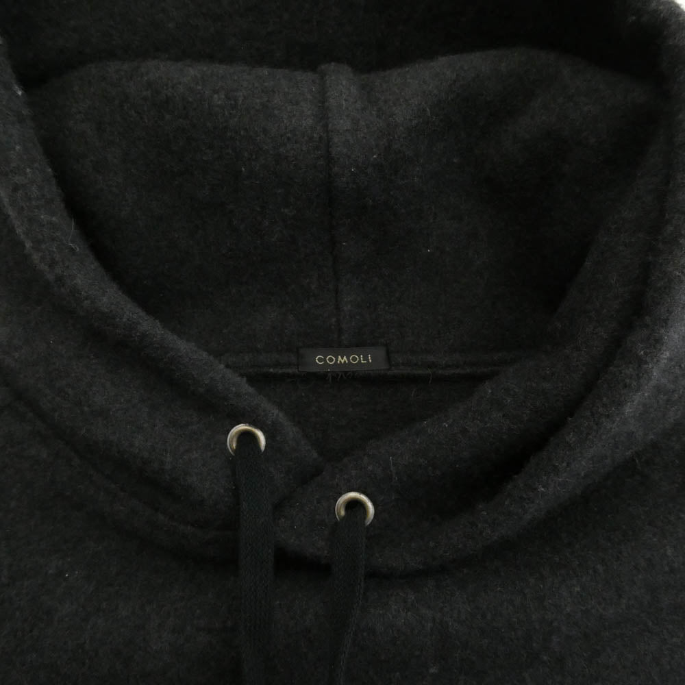 COMOLI コモリ 22AW W03-05021 ウールフェルトパーカー CHARCOAL チャコール チャコール系 3【中古】