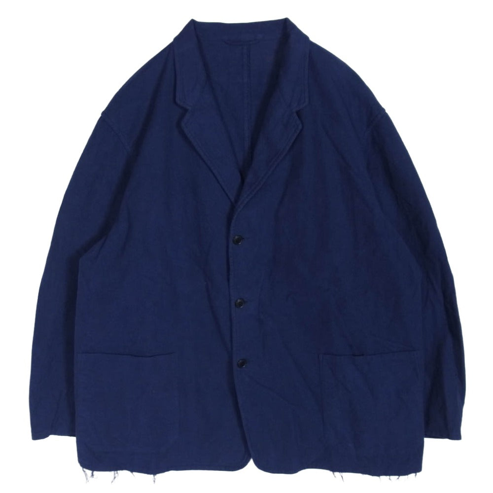 COMOLI コモリ 25AW C03-01004 コットンネル ジャケット 青紫紺 2【中古】