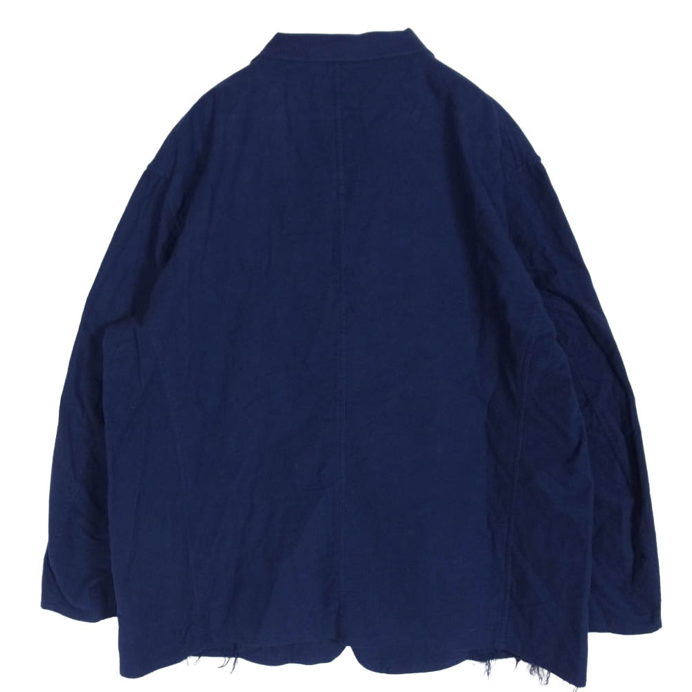 COMOLI コモリ 25AW C03-01004 コットンネル ジャケット 青紫紺 2【中古】