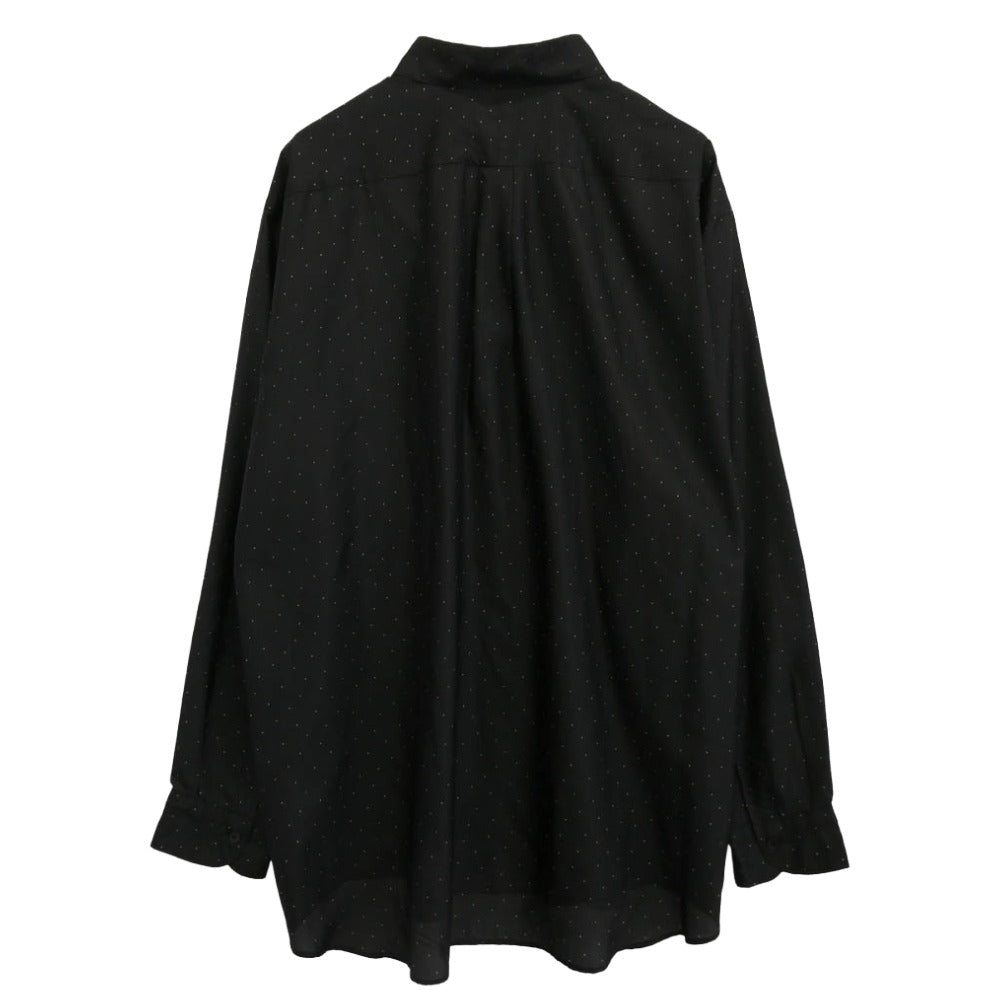 COMOLI コモリ 25SS B01-02015 シルクドット コモリシャツ ブラック系 3【中古】