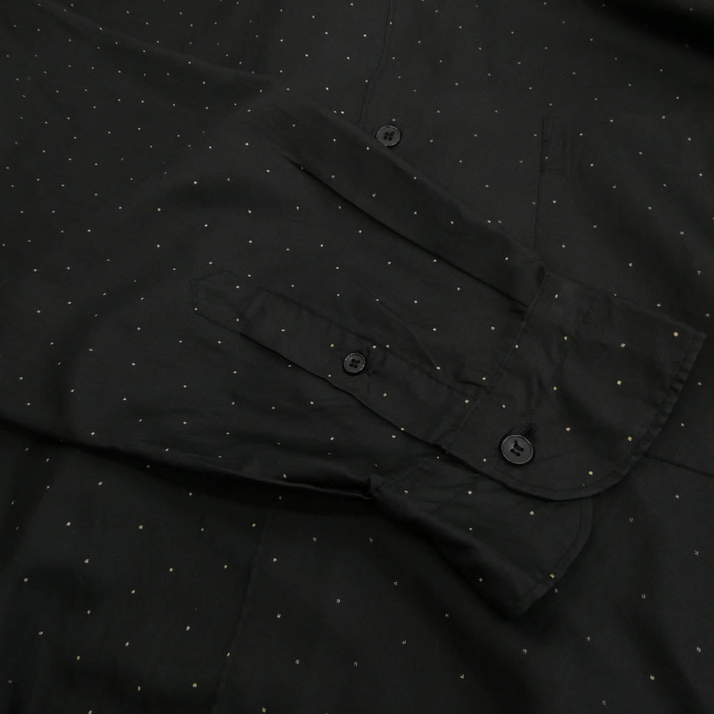 COMOLI コモリ 25SS B01-02015 シルクドット コモリシャツ ブラック系 3【中古】