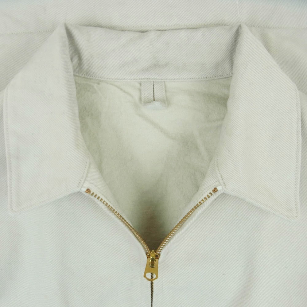 COMOLI コモリ 25AW C03-01032 コットン ツイル ジップ ショート ジャケット オフホワイト系【中古】