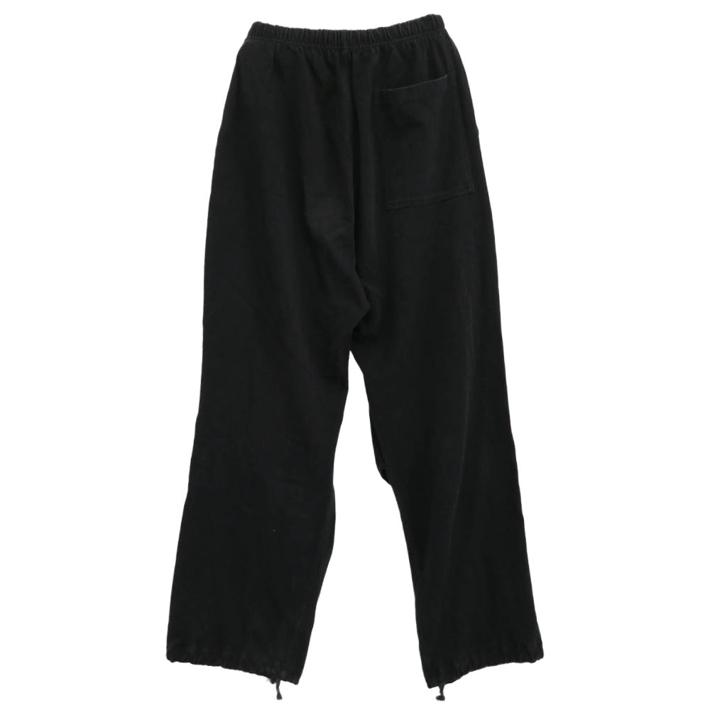 COMOLI コモリ 25AW C03-05006 コットンジャージ ニータックパンツ ブラック系 2【中古】
