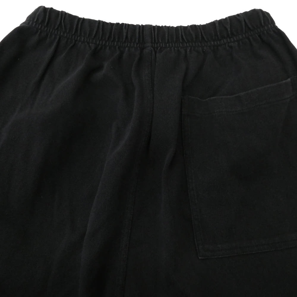 COMOLI コモリ 25AW C03-05006 コットンジャージ ニータックパンツ ブラック系 2【中古】