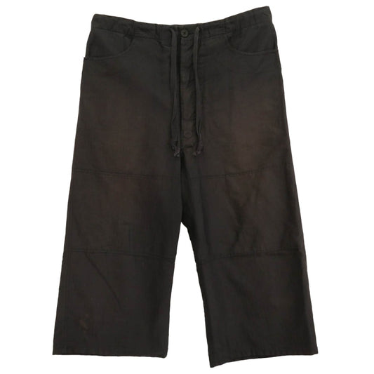 Paul Harnden ポールハーデン 英国製 ヘリンボーン トラウザーズ パンツ チャコール系 XS【中古】