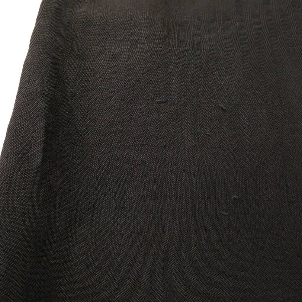 Paul Harnden ポールハーデン 英国製 ヘリンボーン トラウザーズ パンツ チャコール系 XS【中古】