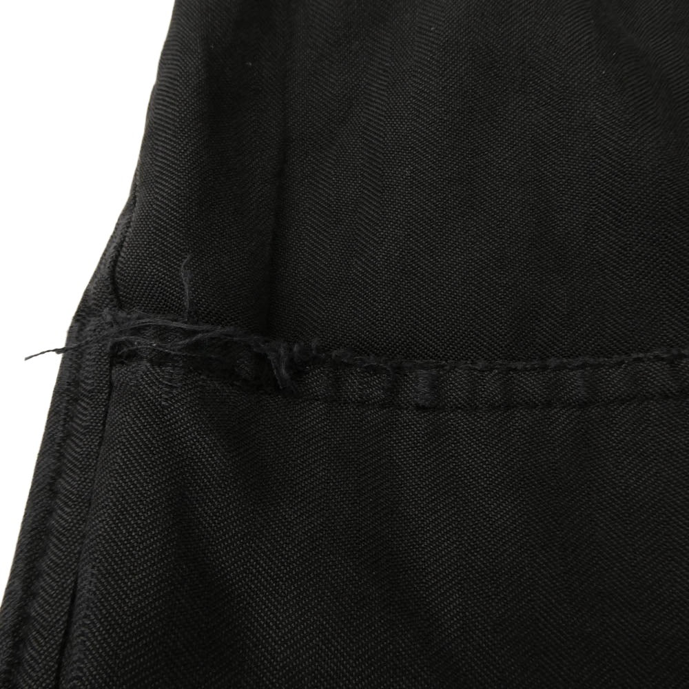 Paul Harnden ポールハーデン 英国製 ヘリンボーン トラウザーズ パンツ チャコール系 XS【中古】